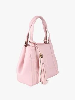 Charro Borsa donna mini tote in ecopelle - rosa