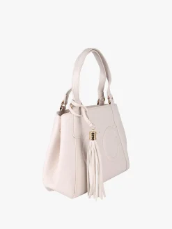 Charro Borsa donna mini tote in ecopelle - beige