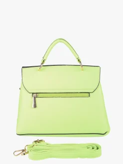 Charro Borsa frame con tracolla e borchie - bianco