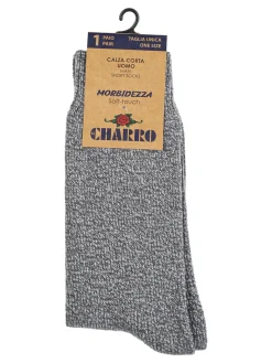 Charro Calze corte morbide da uomo - grigio