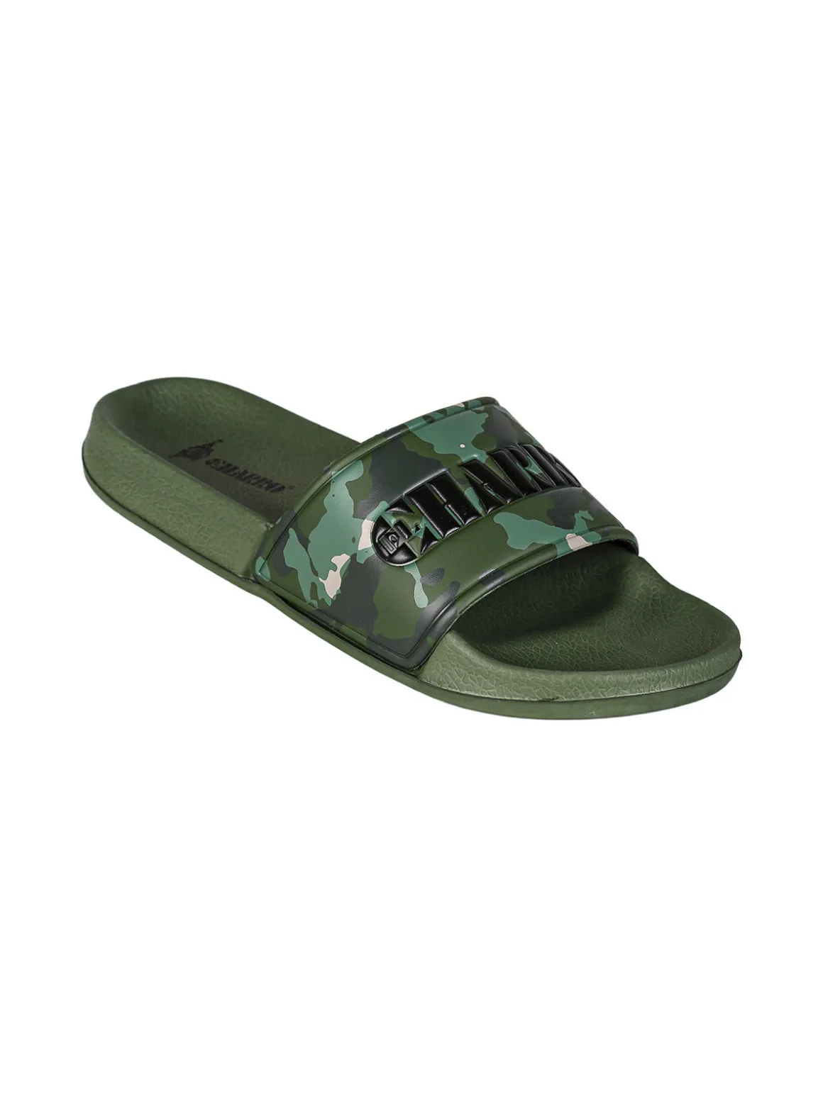 Charro Ciabatte donna militari in gomma con fasica larga - verde