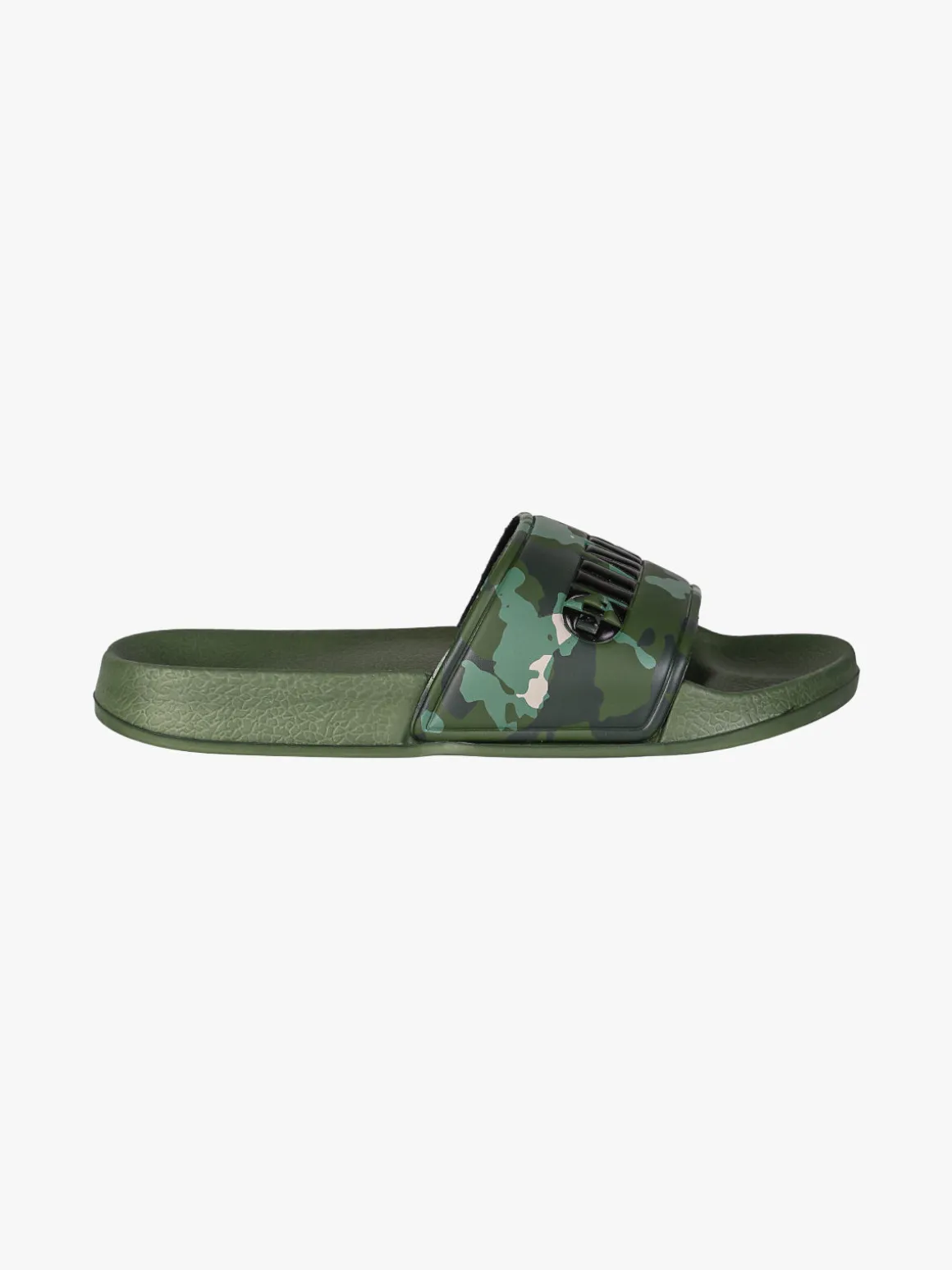 Charro Ciabatte donna militari in gomma con fasica larga - verde