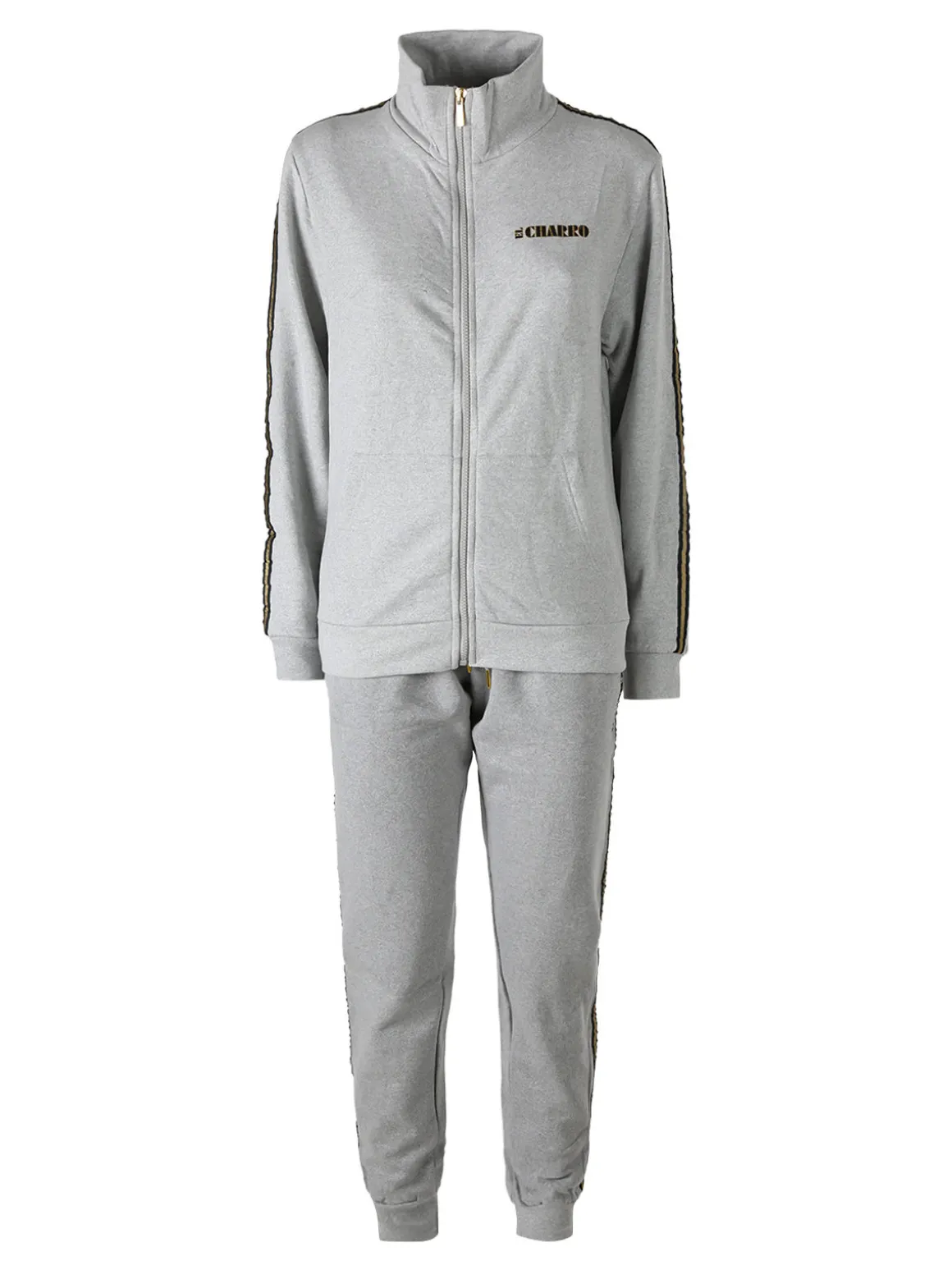 Charro Completo tuta da donna 2 pezzi full zip - grigio