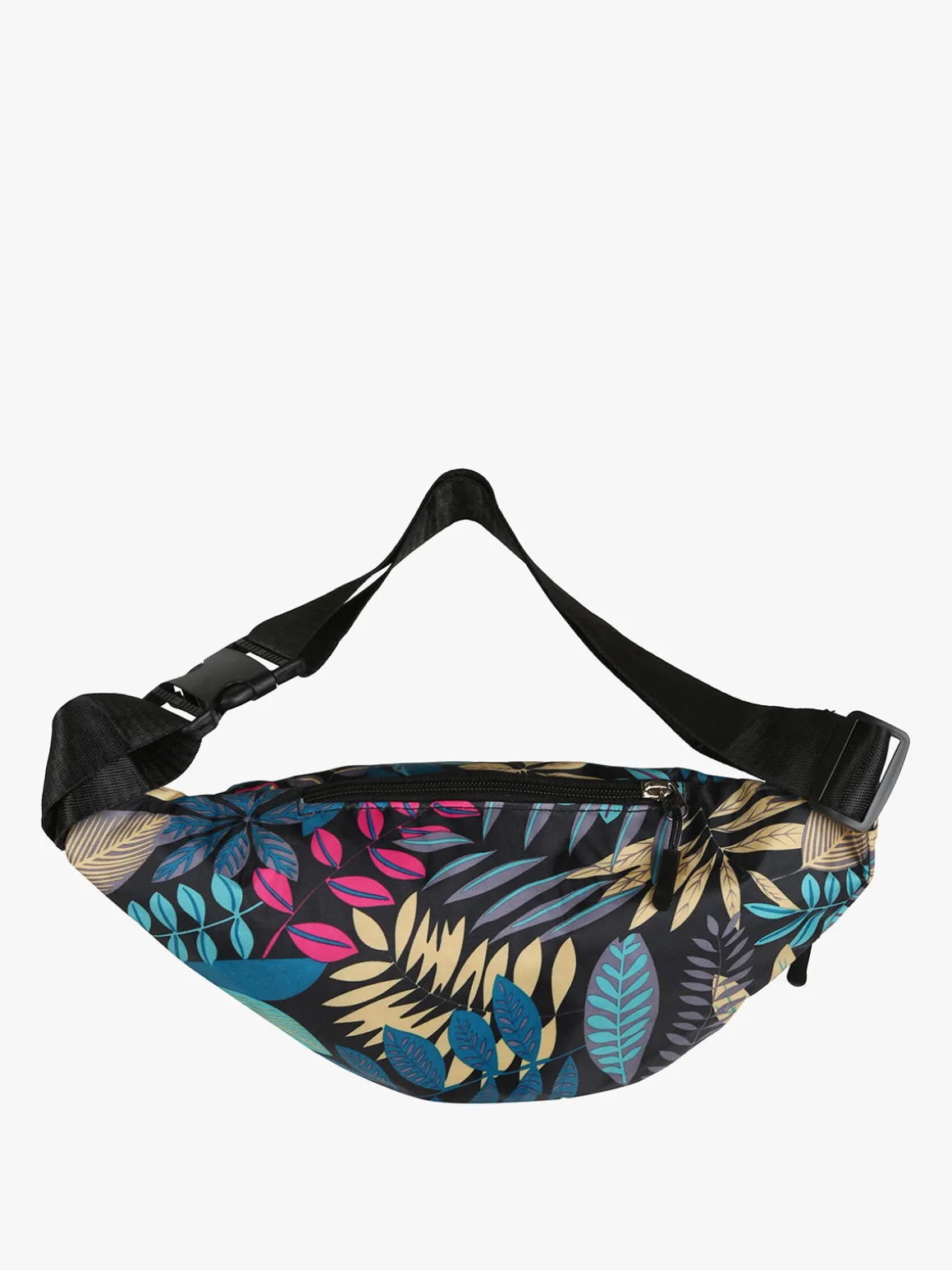 Charro Marsupio floreale in nylon - nero