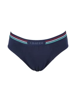 Charro Slip uomo in cotone - blu scuro