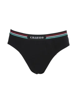 Charro Slip uomo in cotone - nero