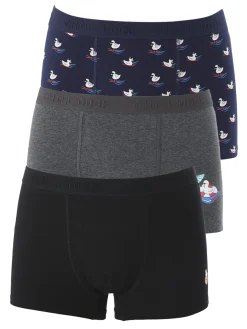 Chill Duck Confezione da 3 boxer da uomo in cotone con stampe disegni