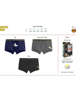 Chill Duck Confezione da 3 boxer da uomo in cotone con stampe disegni