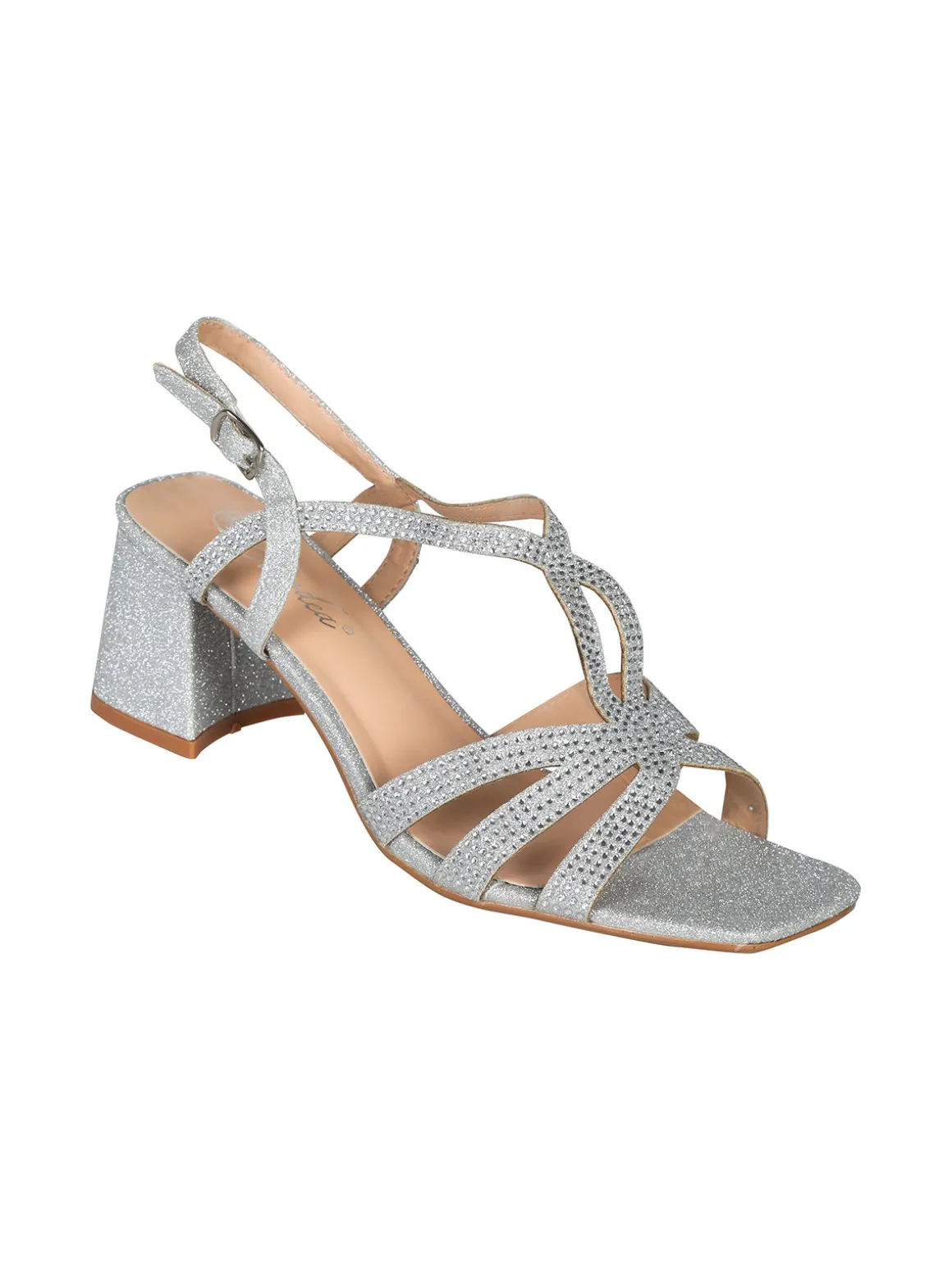 Ciaodea Sandali da donna con glitter e strass