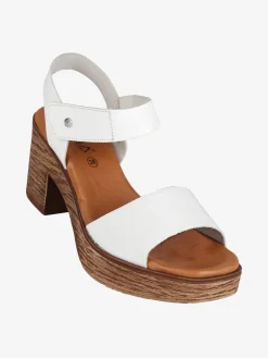 Cinzia Sandali in pelle donna con tacco