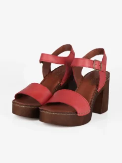 Cinzia Sandali in pelle donna con tacco