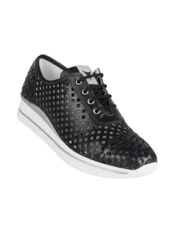 Cinzia Sneakers in pelle stringata donna