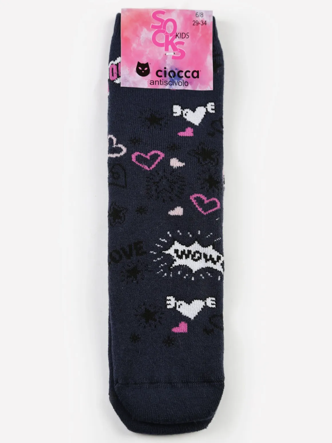 Ciocca Calze antiscivolo bimba con stampe