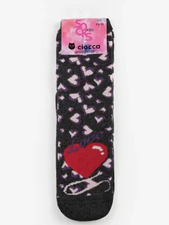 Ciocca Calze antiscivolo bimba con cuori
