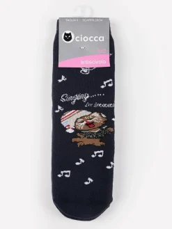 Ciocca Calze antiscivolo da bambina con stampe
