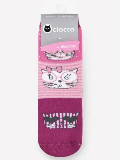 Ciocca Calze antiscivolo gatto da bambina