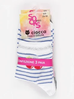 Ciocca Calze bambina confezione 3 paia