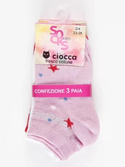 Ciocca Calze corte bambina Confezione 3 paia