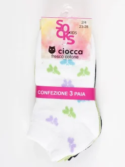 Ciocca Calze corte bambina Confezione 3 paia