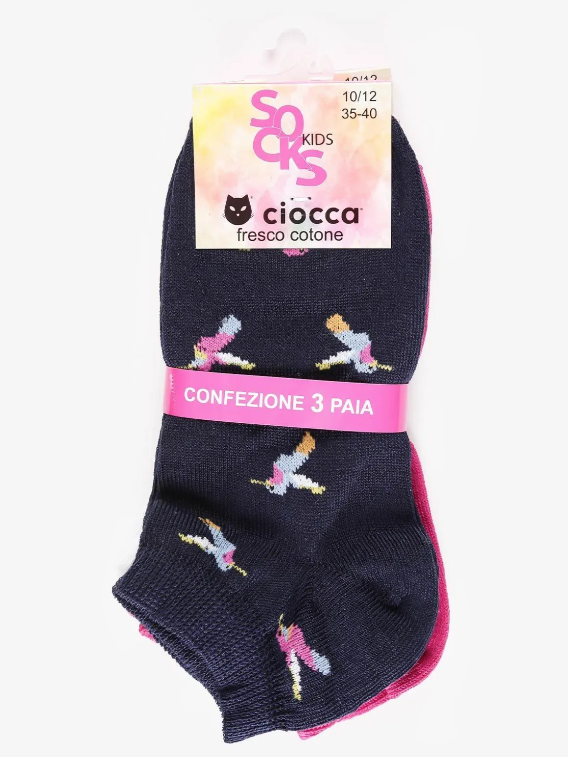 Ciocca Calze corte bambina Confezione 3 paia
