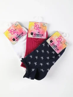 Ciocca Calze corte da bambina Confezione da 3 paia