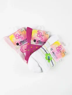 Ciocca Calze corte da bambina. Confezione da 3 paia