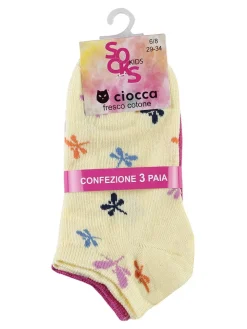 Ciocca Calze corte da bambina Confezione da 3 paia
