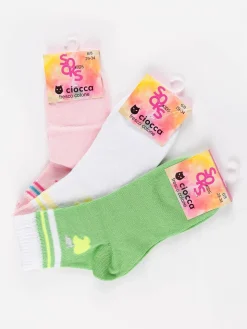 Ciocca Calze corte da bambina in cotone