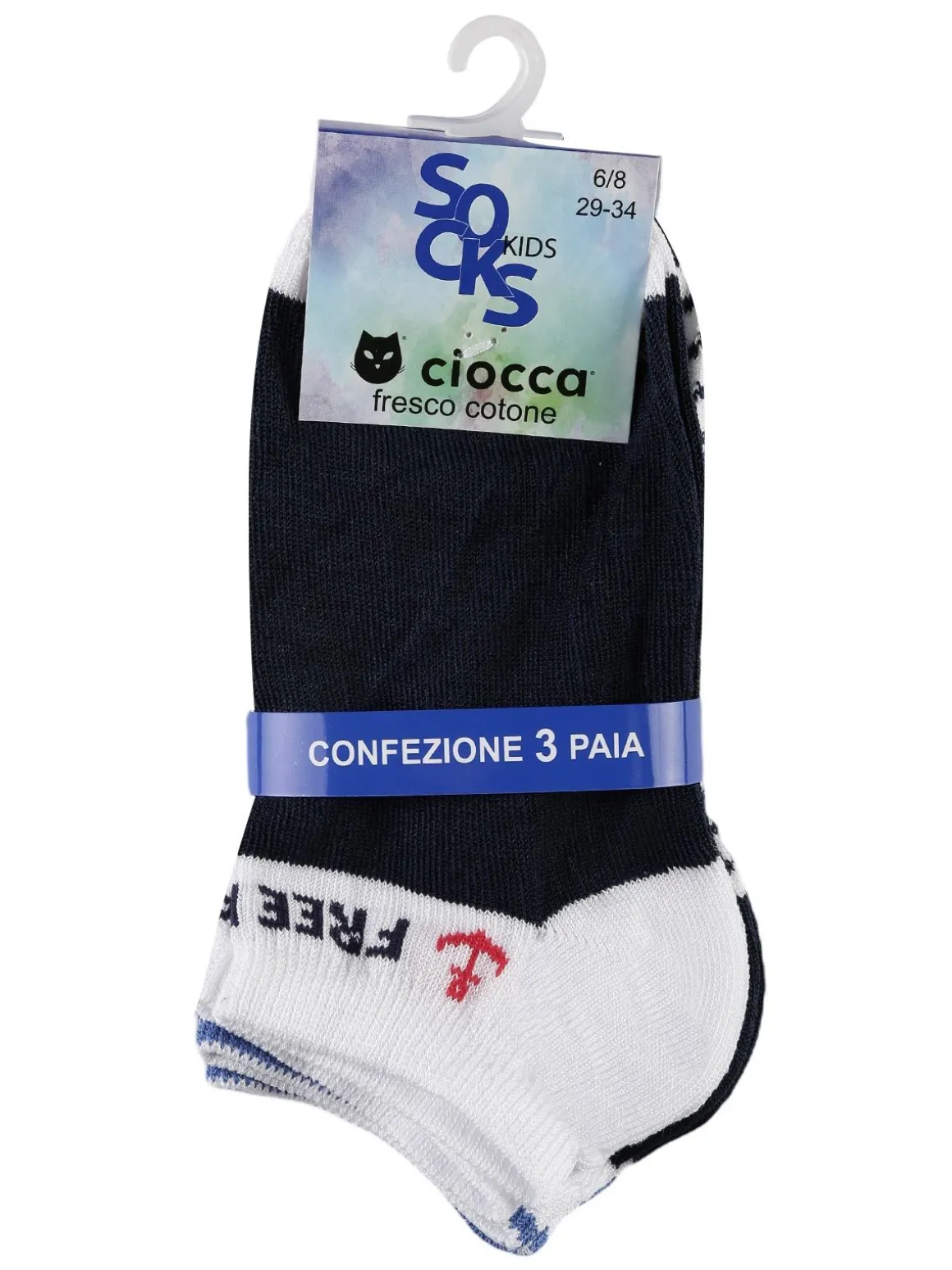 Ciocca Calze corte da bambino Confezione da 3 paia