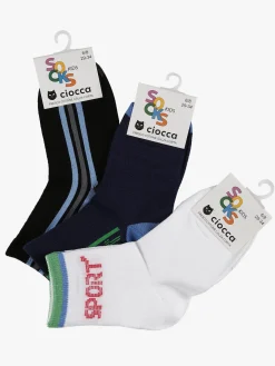 Ciocca Calze corte da bambino 3 paia