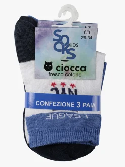 Ciocca Calze corte da bambino. Confezione da 3 paia