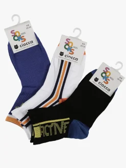 Ciocca Calze corte da bambino 3 paia