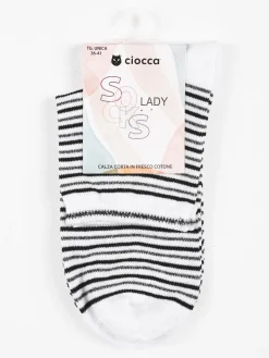 Ciocca Calze corte da donna a righe