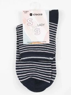 Ciocca Calze corte da donna a righe