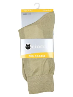 Ciocca Calze corte in filo di scozia - pistacchio