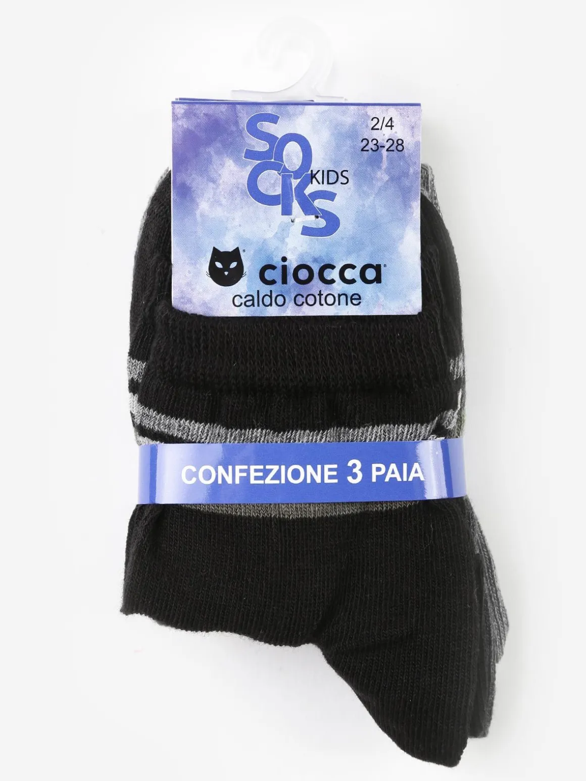 Ciocca Calze da bambino 3 paia in caldo cotone