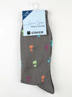 Ciocca Calze da uomo in fresco cotone con stampe