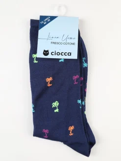 Ciocca Calze da uomo in fresco cotone con stampe