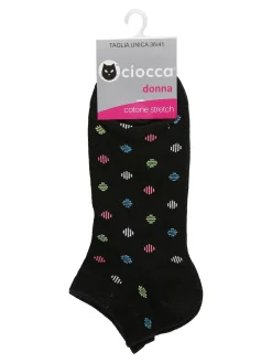 Ciocca Calze donna in cotone stretch con stampe