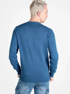 Close-Up Pullover girocollo da uomo in maglia