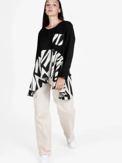 158c Maxi maglia donna oversize