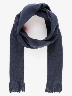 Cm Collection Sciarpa con frange Blu