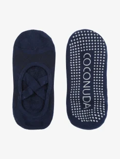 Coconuda Calze fitness antiscivolo da donna - blu scuro