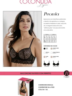 Coconuda Coconuda reggiseno in pizzo PEONIA coppa B
