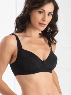 Coconuda MARGHERITA Reggiseno strutturato senza imbottitura e senza ferretto COPPA C - nero