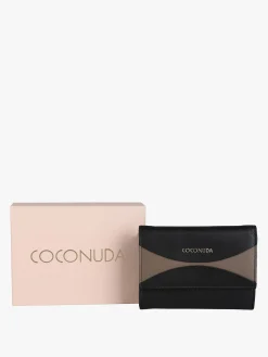 Coconuda Portafoglio in pelle da donna con portamonete esterno