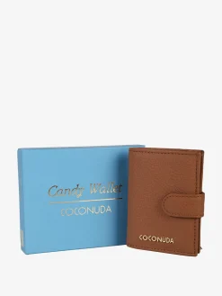 Coconuda Portafoglio mini in pelle da donna con portatessere