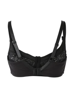 Coconuda PRIMULA Reggiseno strutturato con pizzo senza imbottitura e senza ferretto COPPA C - nero