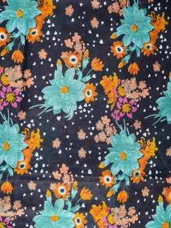 Colombo Sciarpa in cotone leggero donna a fiori