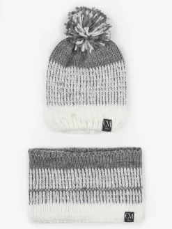 Colombo Set bambini cappello + scaldacollo in maglia